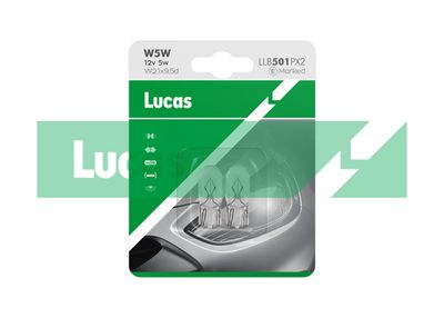 LUCAS Gloeilamp, achteruitrijlicht Lucas (LLB501PX2)