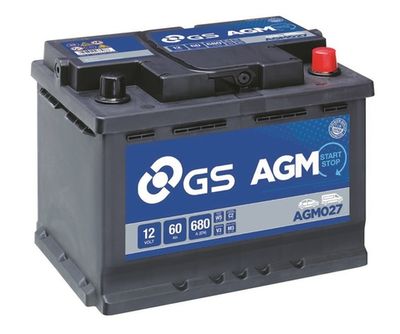 Стартерная аккумуляторная батарея GS AGM027 для BMW iX