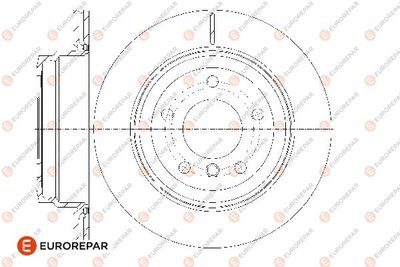 Тормозной диск EUROREPAR 1667861480 для BMW X1