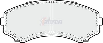 Fahren Brake Pad Set, disc brake FBP3183