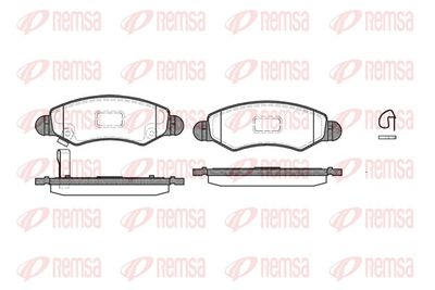 Brake Pad Set, disc brake 0702.21