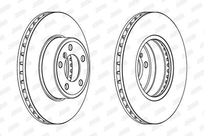 BREMSSCHEIBE JURID 562272JC 1