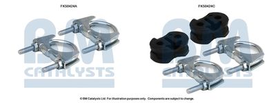 Zestaw montażowy, rura wydechowa BM CATALYSTS FK50424