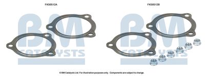 Монтажен комплект, изпускателна тръба BM Catalysts FK50512