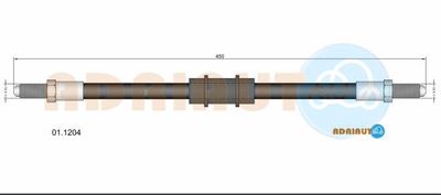 Тормозной шланг ADRIAUTO 01.1204