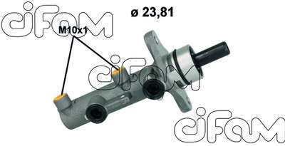 Главный тормозной цилиндр CIFAM 202-1234 для TOYOTA YARIS