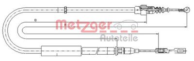 METZGER 10.7513 Трос ручного тормоза  для AUDI A2 (Ауди А2)