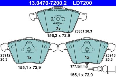 SET PLACUTE FRANA FRANA DISC ATE 13047072002