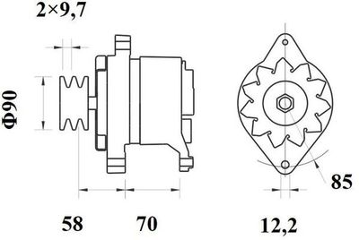 GENERATOR / ALTERNATOR MAHLE MG521 1