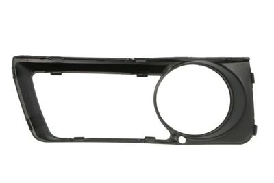 Grillestrip vooraan Voor Links (open, plastic, zwart glanzend) past: BMW X6 E71, E72 06.07-06.14
