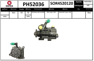 HYDRAULIKPUMPE LENKUNG SNRA PH52036