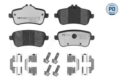 MEYLE Remblokkenset, schijfrem MEYLE-PD: Advanced performance and design. (025 252 1618/PD)