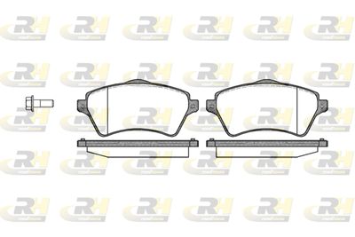 ROADHOUSE 2822.00 Тормозные колодки и сигнализаторы  для LAND ROVER FREELANDER I (L314) 2.5 V6 4x4