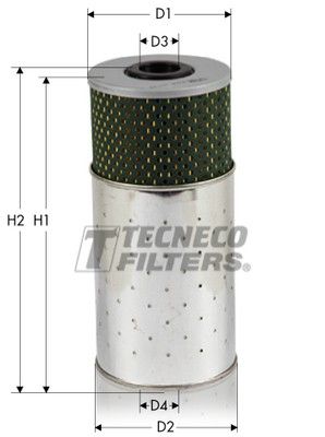 Масляный фильтр TECNECO FILTERS OL0157 для SSANGYONG REXTON