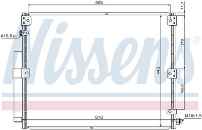 CONDENSATOR CLIMATIZARE NISSENS 940375 5