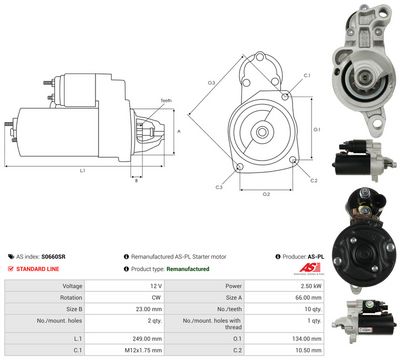 STARTER AS-PL S0660SR 4