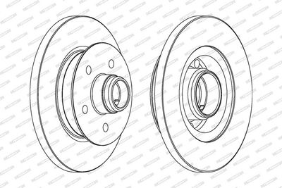 DISC FRANA FERODO DDF5421 1