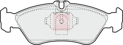 APEC Brake Pad Set, disc brake PAD929