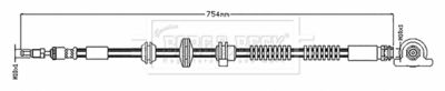 Brake Hose Borg & Beck BBH8895