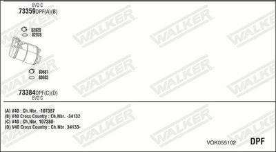 SISTEM DE ESAPAMENT WALKER VOK055102