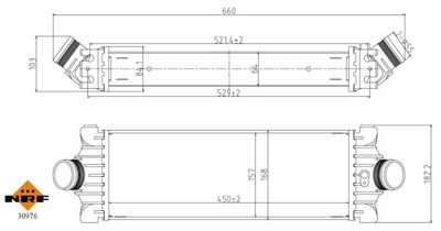 INTERCOOLER COMPRESOR NRF 30976 4