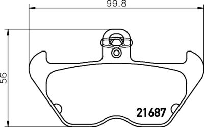 Комплект тормозных колодок, дисковый тормоз TEXTAR 2168701 для BMW K