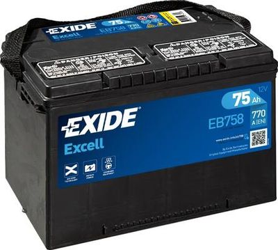 EXIDE EB758 Аккумулятор  для CHEVROLET S10 (Шевроле С10)
