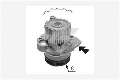 WASSERPUMPE MOTORKüHLUNG