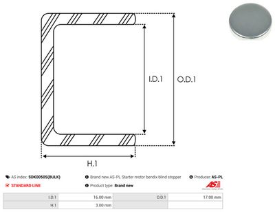 Sada na opravy, startovací systém AS-PL SDK0050S(BULK)