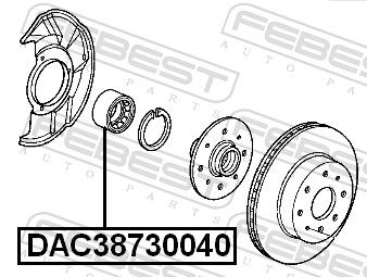 Wheel Bearing DAC38730040