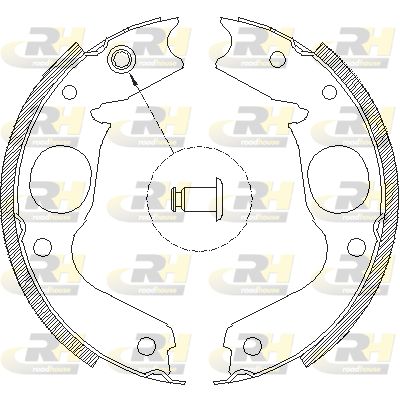 Szczęka hamulcowa, hamulec postojowy ROADHOUSE 4148.00