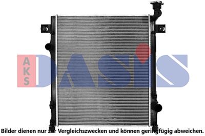 AKS DASIS 520136N Радиатор охлаждения двигателя  для DODGE  (Додж Нитро)