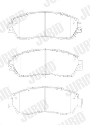 Brake Pad Set, disc brake 573892J