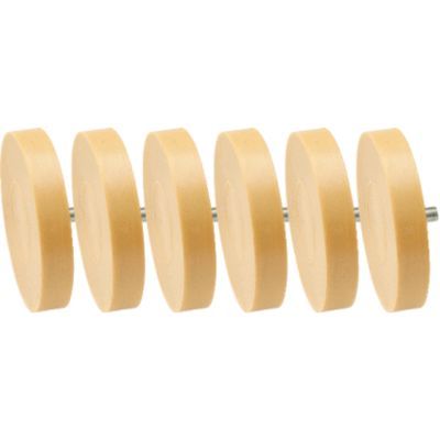 Ks Tools - Gumený radírovací tanier, 90mm 6ks