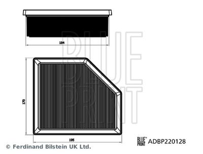 Luftfilter BLUE PRINT ADBP220128