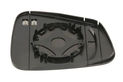 Zijspiegel glas Links (asferisch, met verwarming, chroom) past: OPEL MOKKA A 06.12-12.20