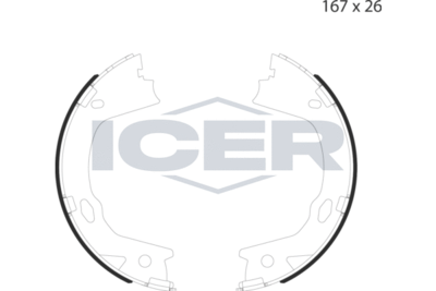 ICER Remschoenset, parkeerrem (79PB4055 C)
