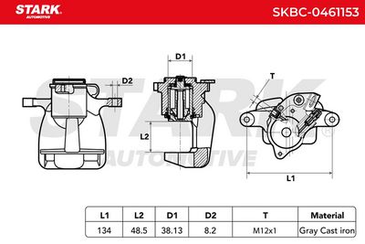 спирачен апарат STARK SKBC-0461153