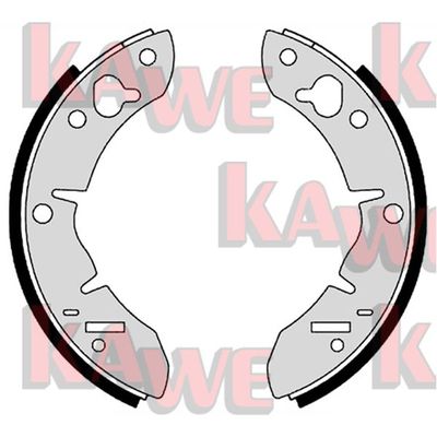 Комплект тормозных колодок KAWE 00560 для ROVER 100
