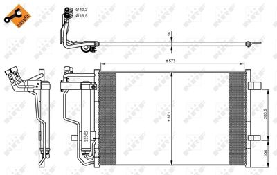 Kondensor, klimatanläggning NRF 35922