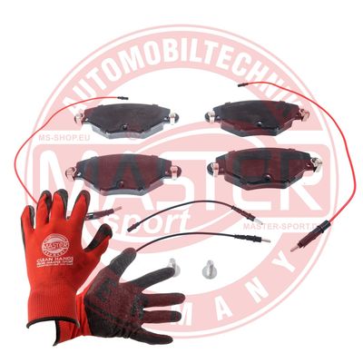 Zestaw klocków hamulcowych, hamulce tarczowe MASTER-SPORT GERMANY 13046039972N-SET-MSP