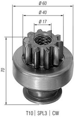 MAGNETI MARELLI Krumpliaratis, starteris
