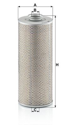 Oliefilter (patroon) past: KOMATSU D5016, D50A, D50A-16, D50P-16, D50PL-16, D50S-16, D53A, D53A-16, D53P-16, D53S-16, D53S-17, GD310RC-3A, GD313A, GD31RC-3A, PC20HT-1