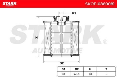 маслен филтър STARK SKOF-0860081
