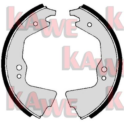 Комплект тормозных колодок KAWE 00680 для FIAT 600