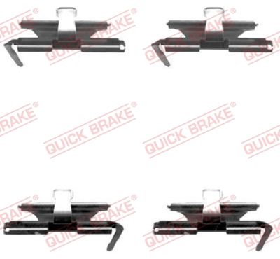 Комплектующие, колодки дискового тормоза KAWE 109-1239 для NISSAN MICRA