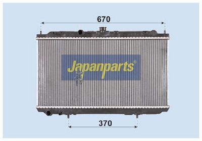 JAPANPARTS Радиатор, охлаждение двигателя
