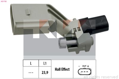 Generátor impulsů, klikový hřídel KW 453 742