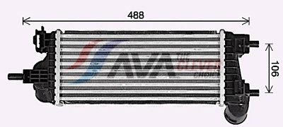 INTERCOOLER COMPRESOR AVA Clever Choice FD4662 1