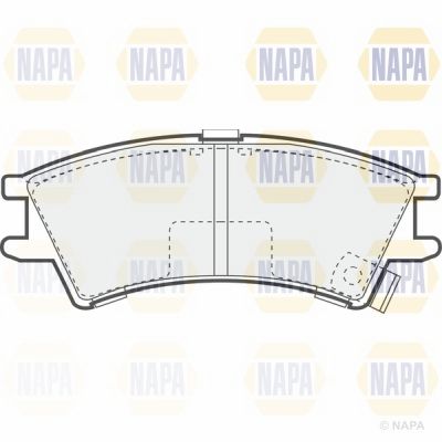 Brake Pad Set NAPA PBP7524